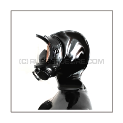 Deluxe gasmask-zipper-hood HR-FZ with panoramic-view - model Fernez Willson